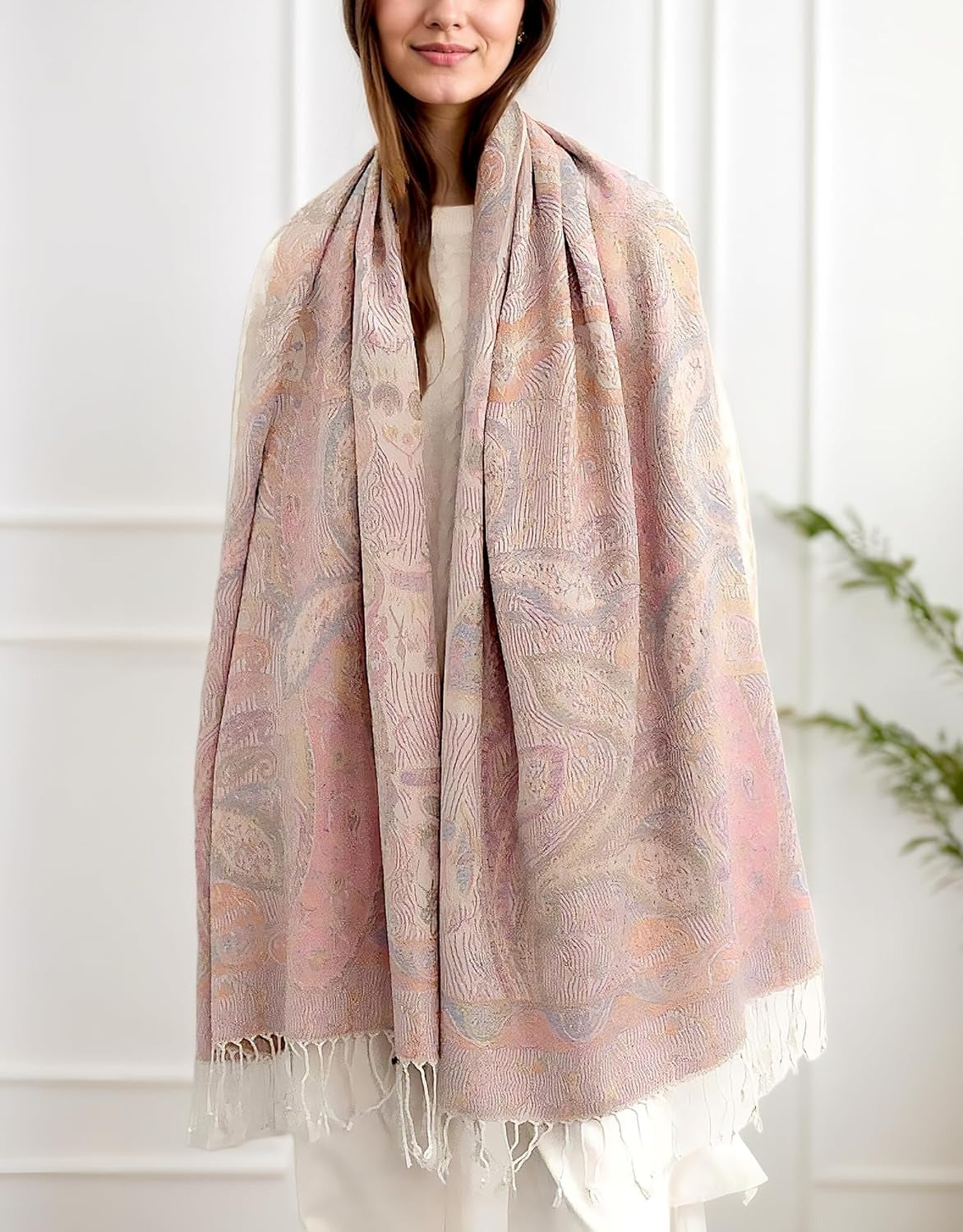 Reversible Paisley Pashmina Rave Scarf