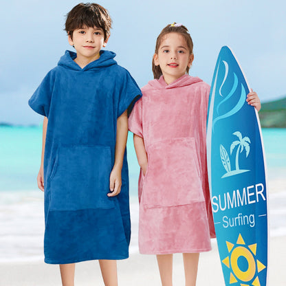 hooded poncho towel