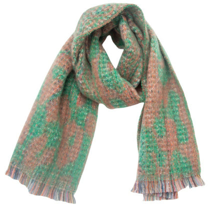 Warm large winter scarf