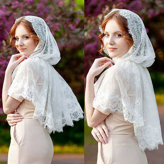 Mass Mourning Lace Scarf