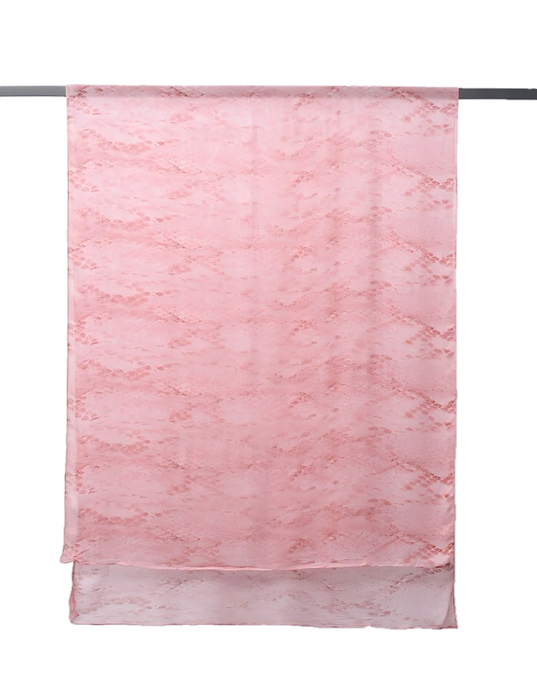 Custom Digital Printing Scarf Lightweight Snake Print Chiffon Shawl For Women