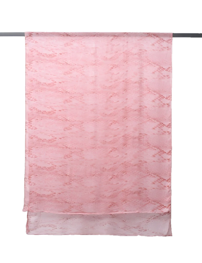 Custom Digital Printing Scarf Lightweight Snake Print Chiffon Shawl For Women