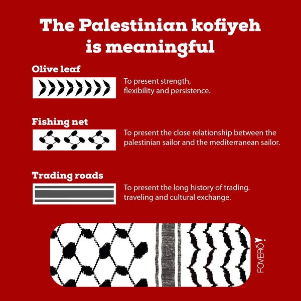 Custom Palestinian Keffiyeh Scarves