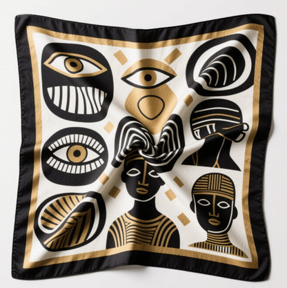 Customized African themed scarves