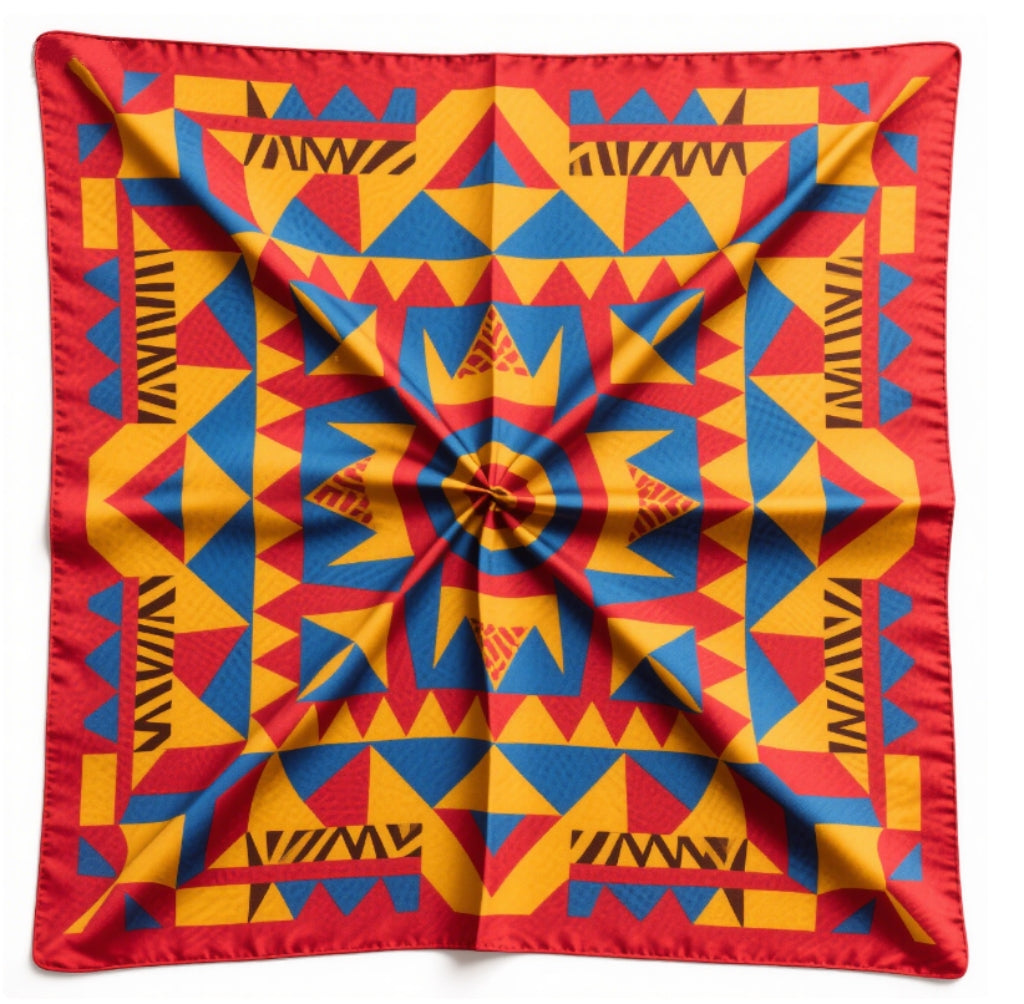 Customized African themed scarves