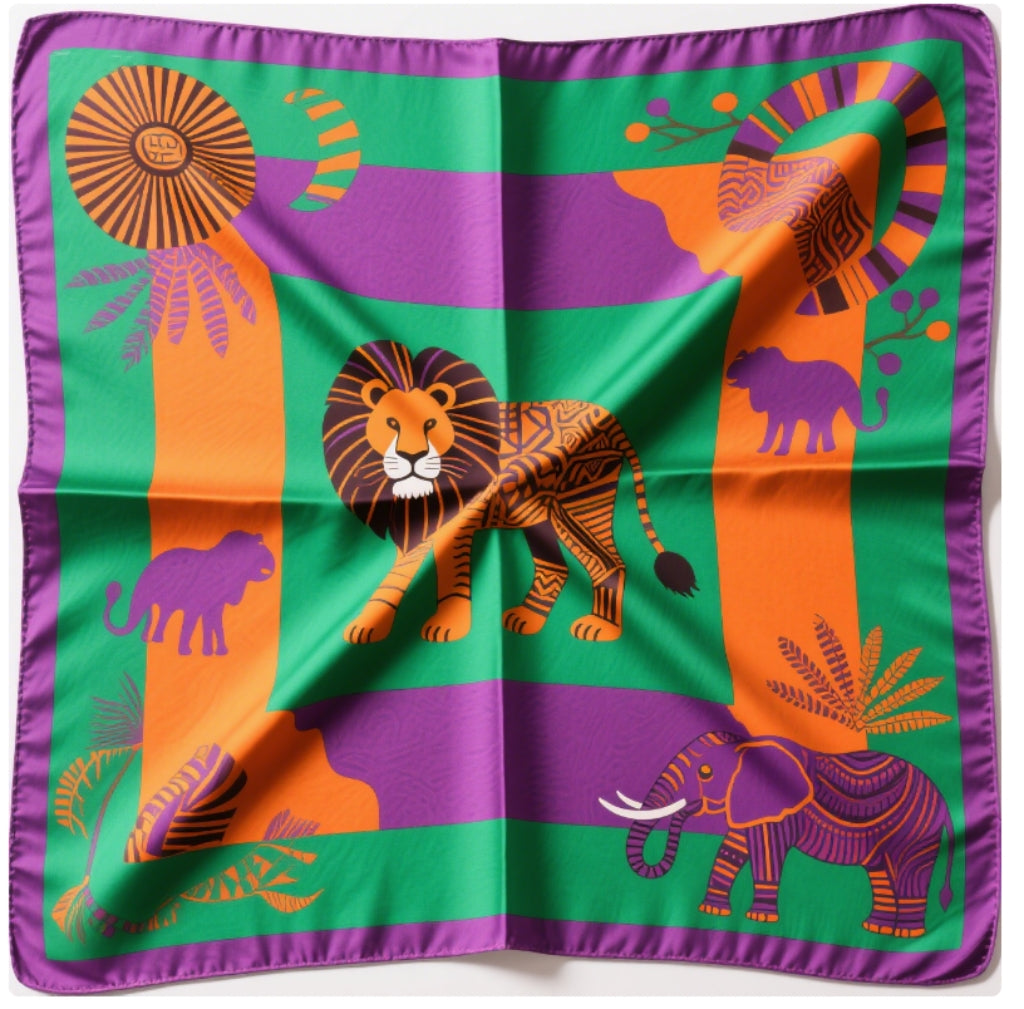 Customized African themed scarves