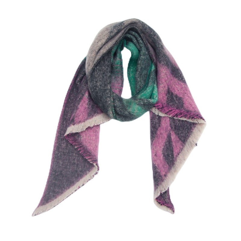 colorblock scarf