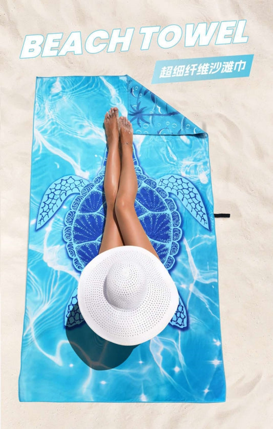 Double-sided Sandless Microfiber Beach Towel