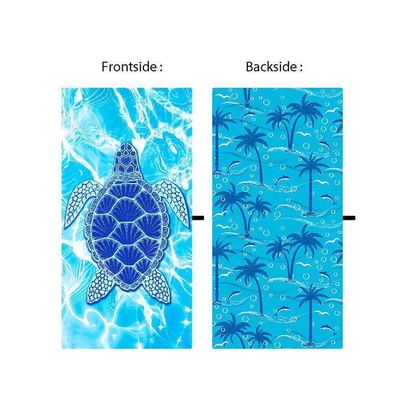 Double-sided Sandless Microfiber Beach Towel