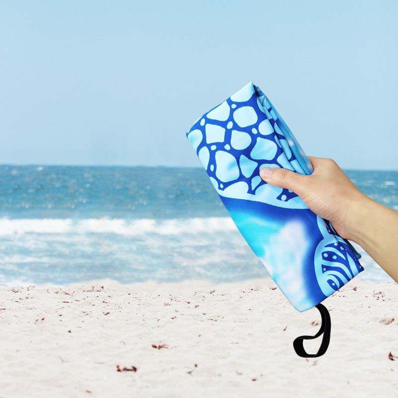 Double-sided Sandless Microfiber Beach Towel