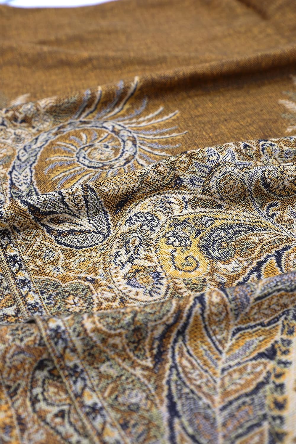 Silk blend patterned scarf
