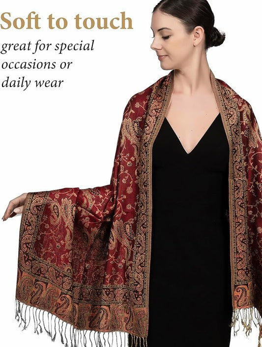 Women's shawl is gorgeous