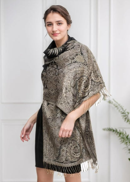 Luxurious Warm Tassel Shawl