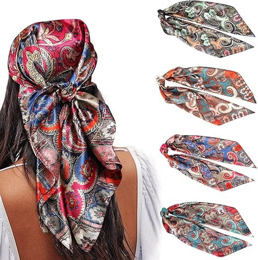 Women Foulard Head Scarf