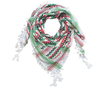 3 color Palestine Scarf Keffiyeh Head Neck Wrap with Jacquard and Tassel