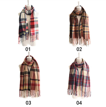 thick and soft winter scarf