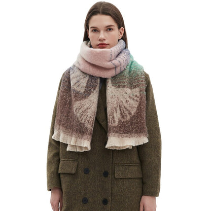Women Graphic Chunky Scarf