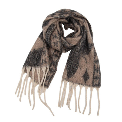 thick and soft winter scarf