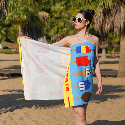 microfiber beach towel wholesale