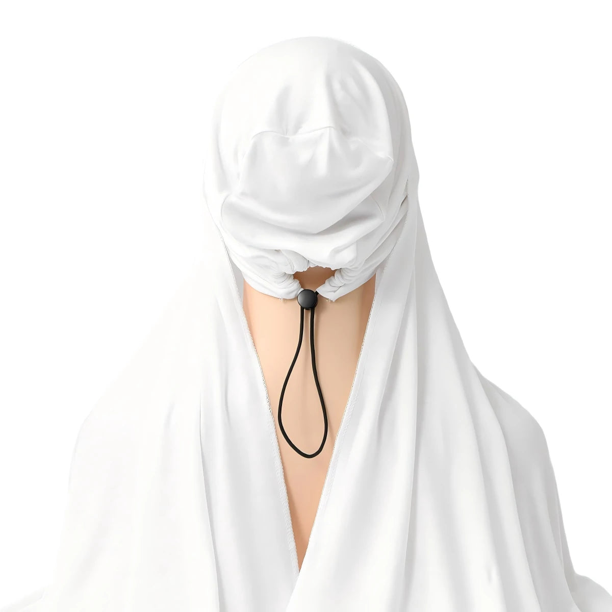 Instant Khimar with Adjustable Inner Tie Cap Non-Slip Full Coverage Hijab