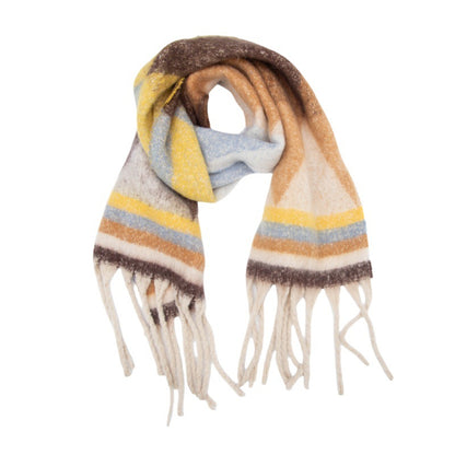 thick and soft winter scarf