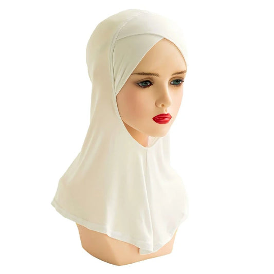 Jersey Ninja Underscarf Hijab Soft Stretch Full Neck Coverage Muslim Inner Cap for Women