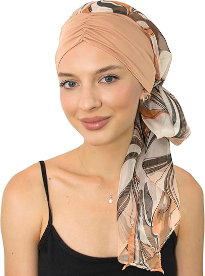 Silky Soft Turbans for Women Cancer Hats Chemo Beanie Coverings Scarves