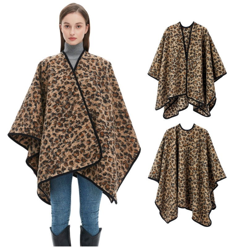 Oversized Chunky Scarf Coat 