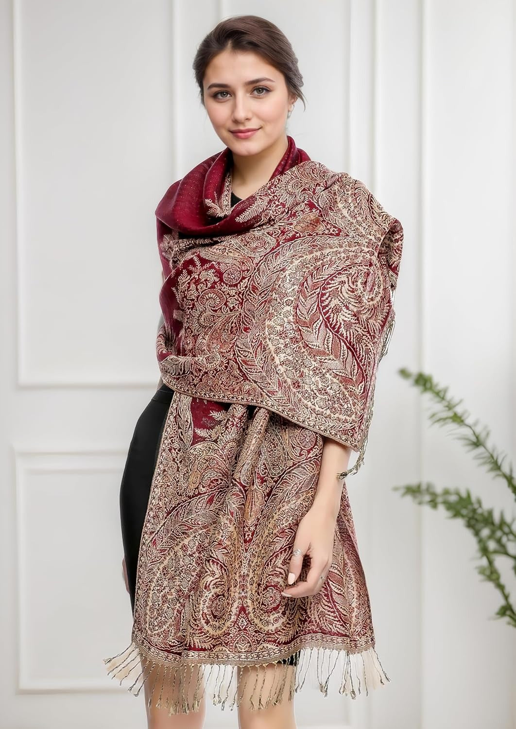 Large Paisley Thick Cashmere