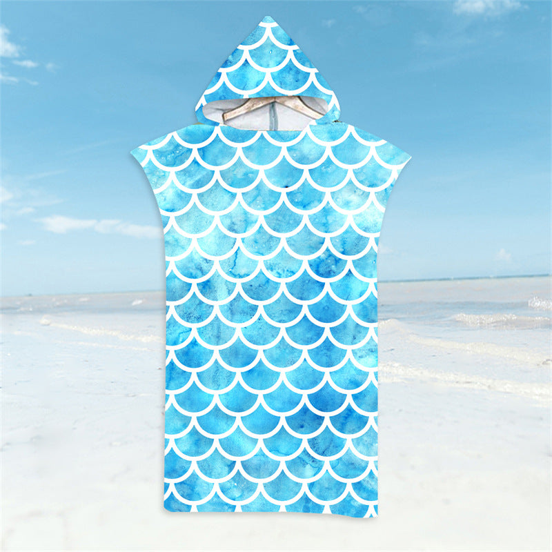 hooded beach towel