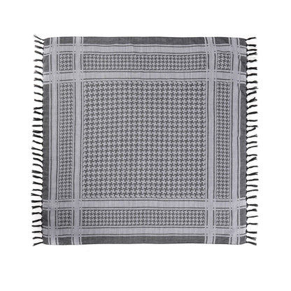 Cotton Keffiyeh Neck Head Scarf Wrap for Men Women