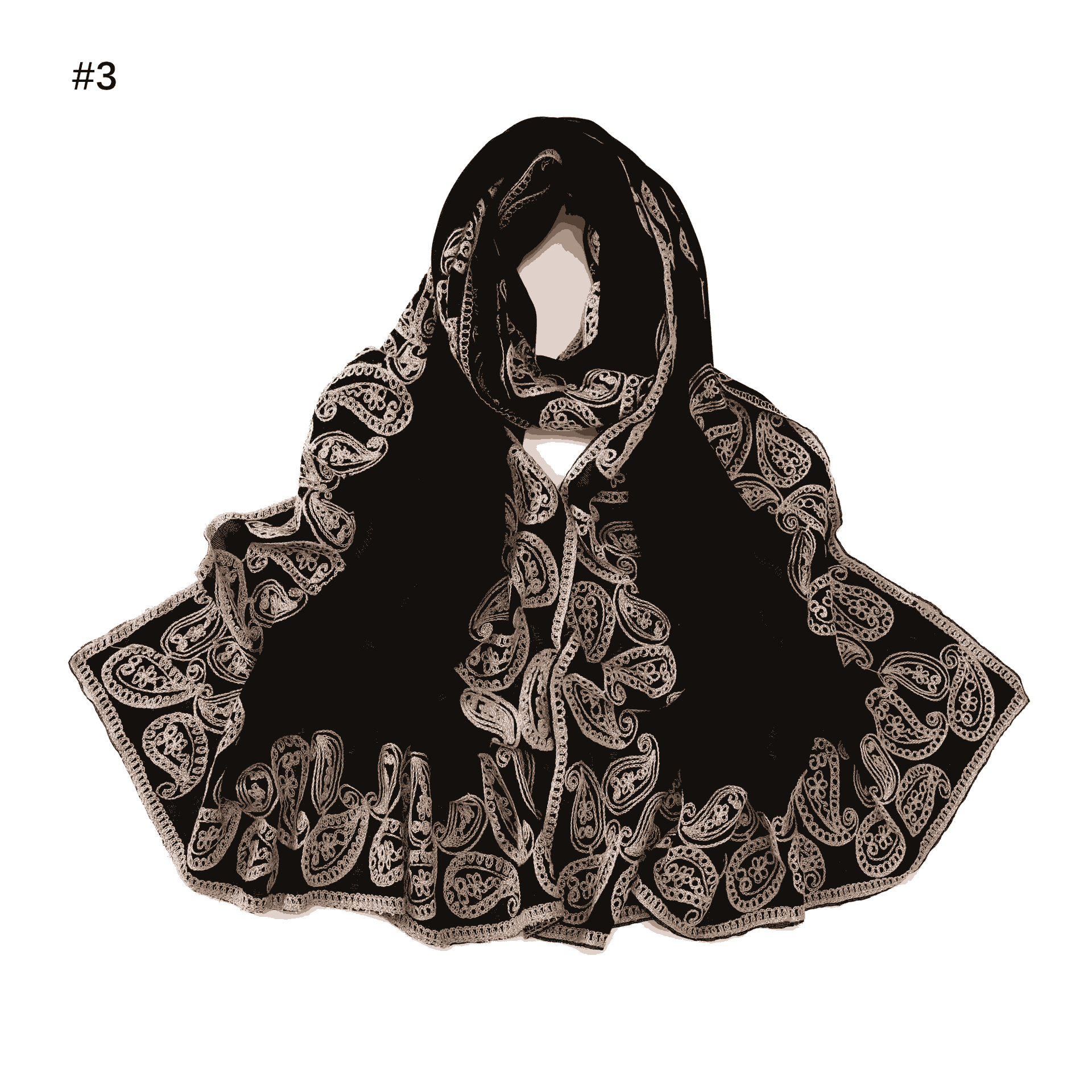black bandana scarf