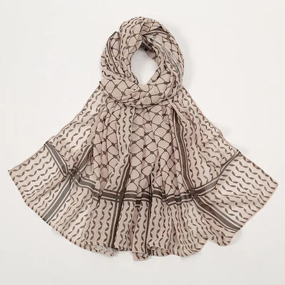 chiffon wrap scarf