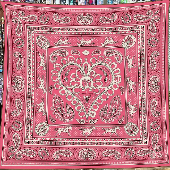 Pink Paisley Shawl
