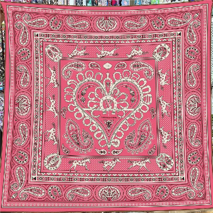 Pink Paisley Shawl