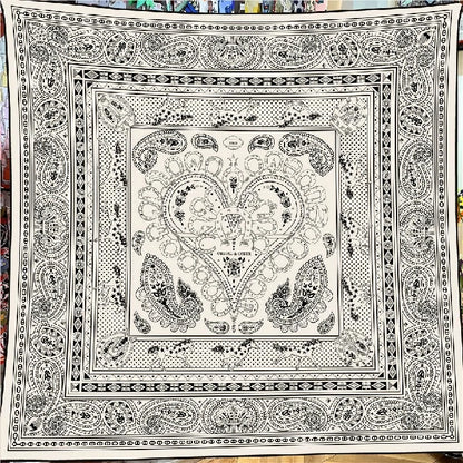 White paisley shawl