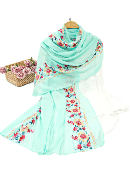 Blue Bohemian Scarf