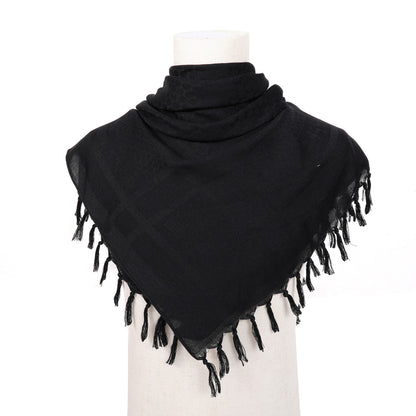 Unisex scarf with decorative tassel fashion perfect for daily wear.