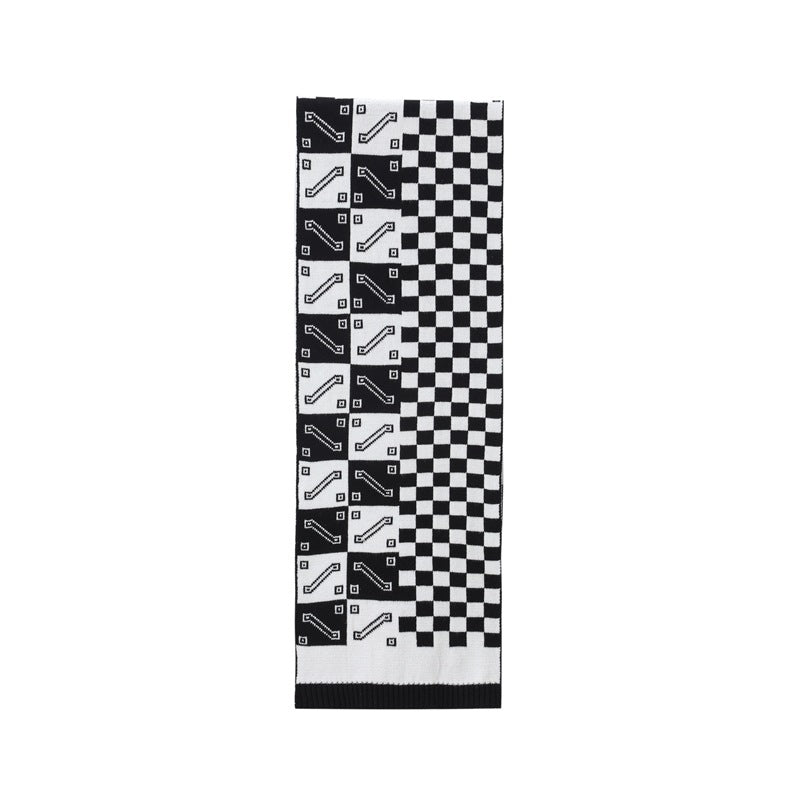 large plaid scarf