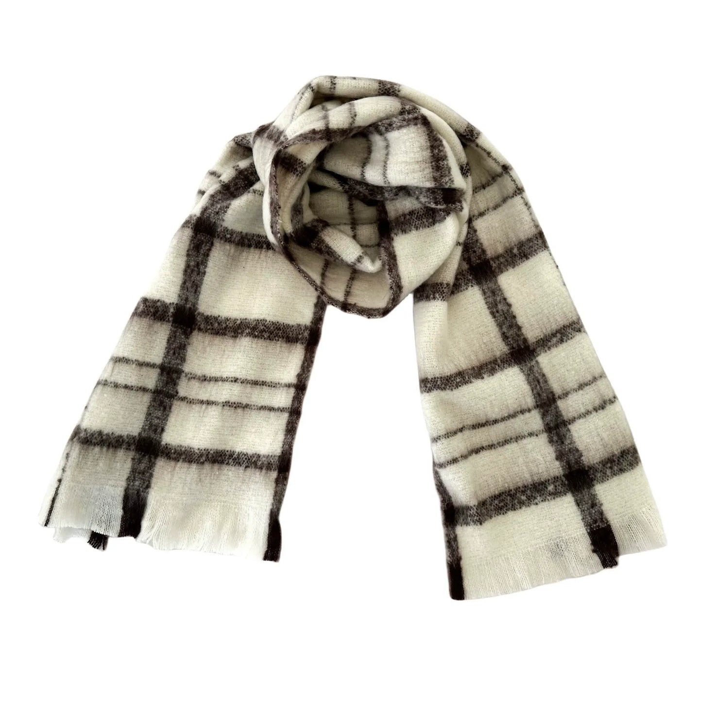 plaid shawl