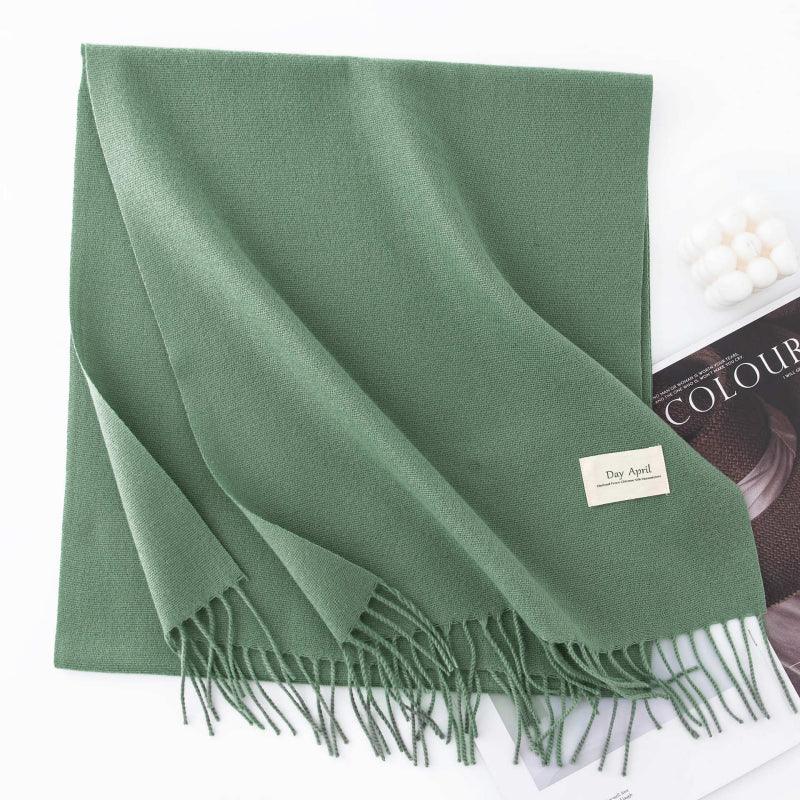 Morandi color Plain scarf