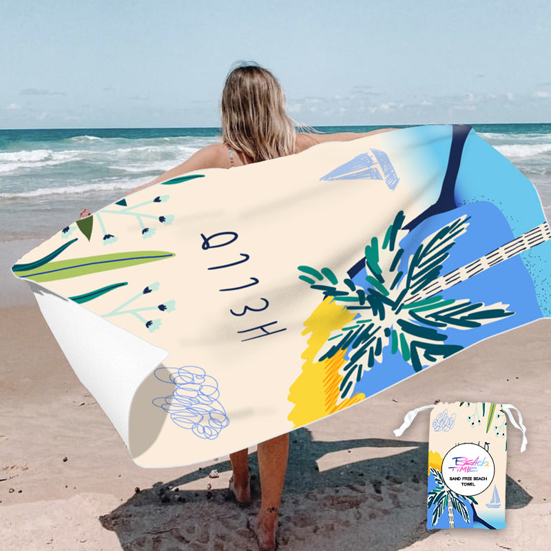 printed beach towels