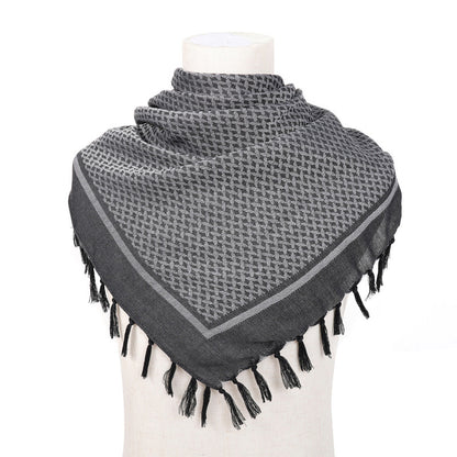 Truly a Multi Purpose Desert Scarf also known as Arafat Scarf, Arab Scarf, Shemagh, Keffiyeh & Palestinian Scarf