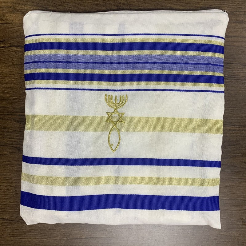 blue prayer shawl jewish