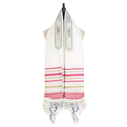 pink tallit prayer shawl​