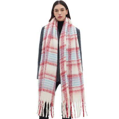 soft plaid scarf