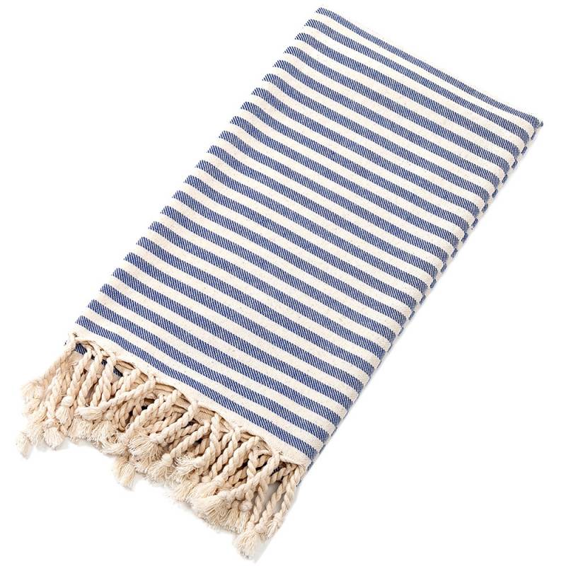 Turkish Cotton Beach Towel with Fringe