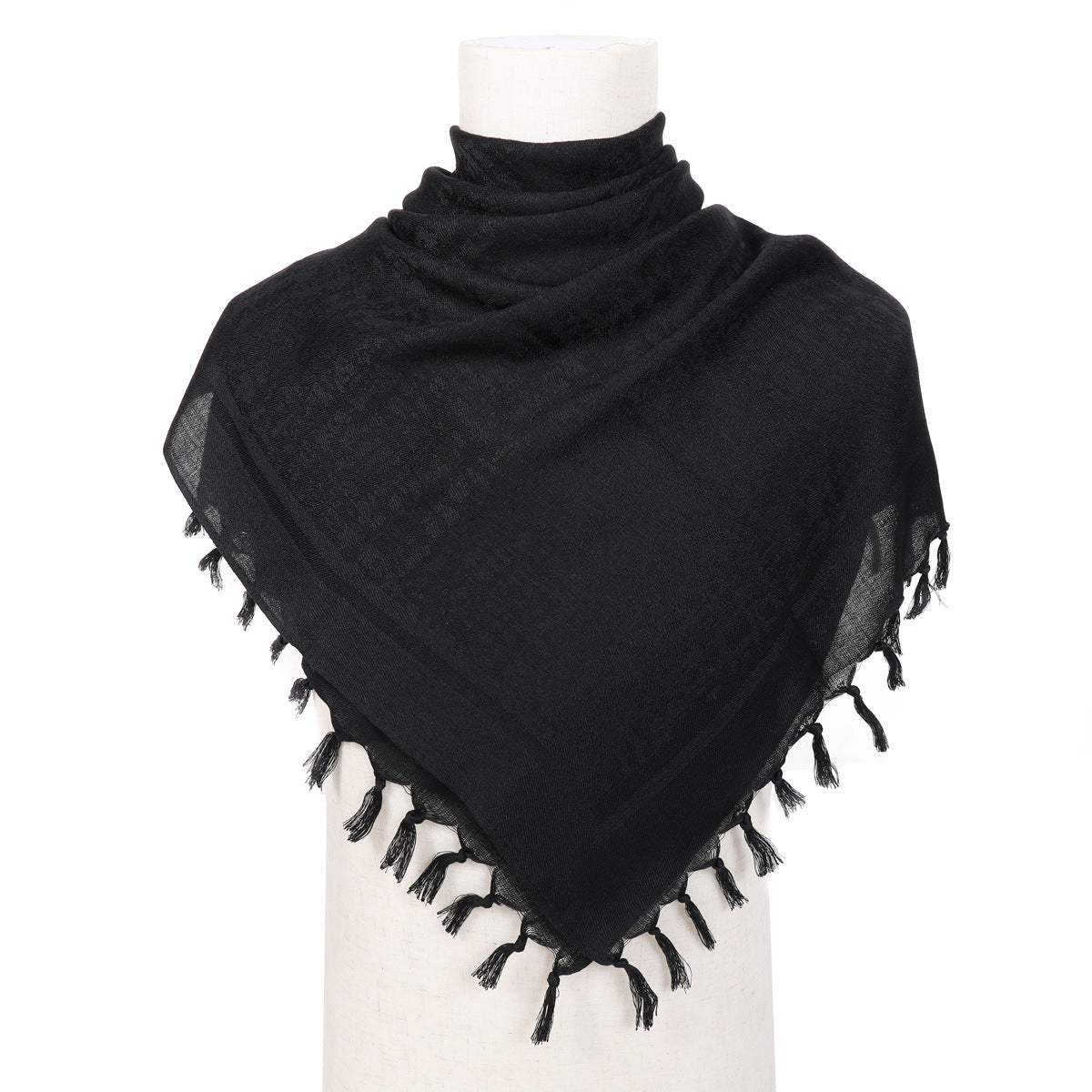 Black outdoor sports enthusiast shemagh