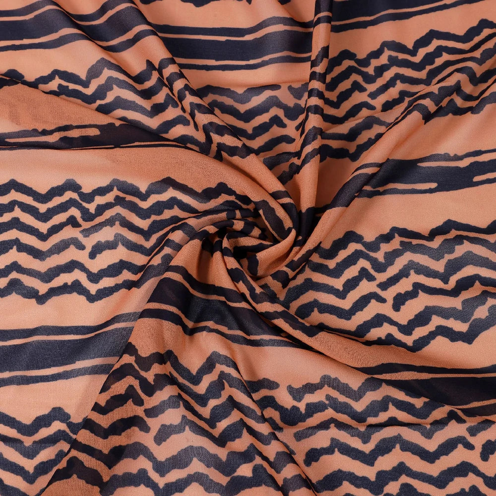 Brown Keffiyeh scarf details