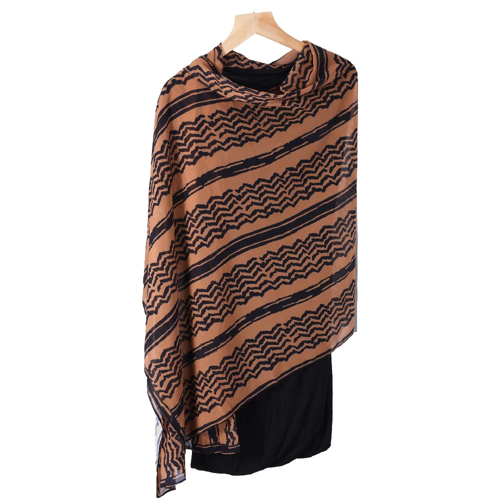 Brown Keffiyeh scarf 